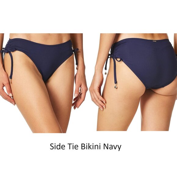 NWT Anne Cole Women's Side Shirred Bikini Bottoms Multicolor XS-20W $70 12HL380 - Picture 3 of 10